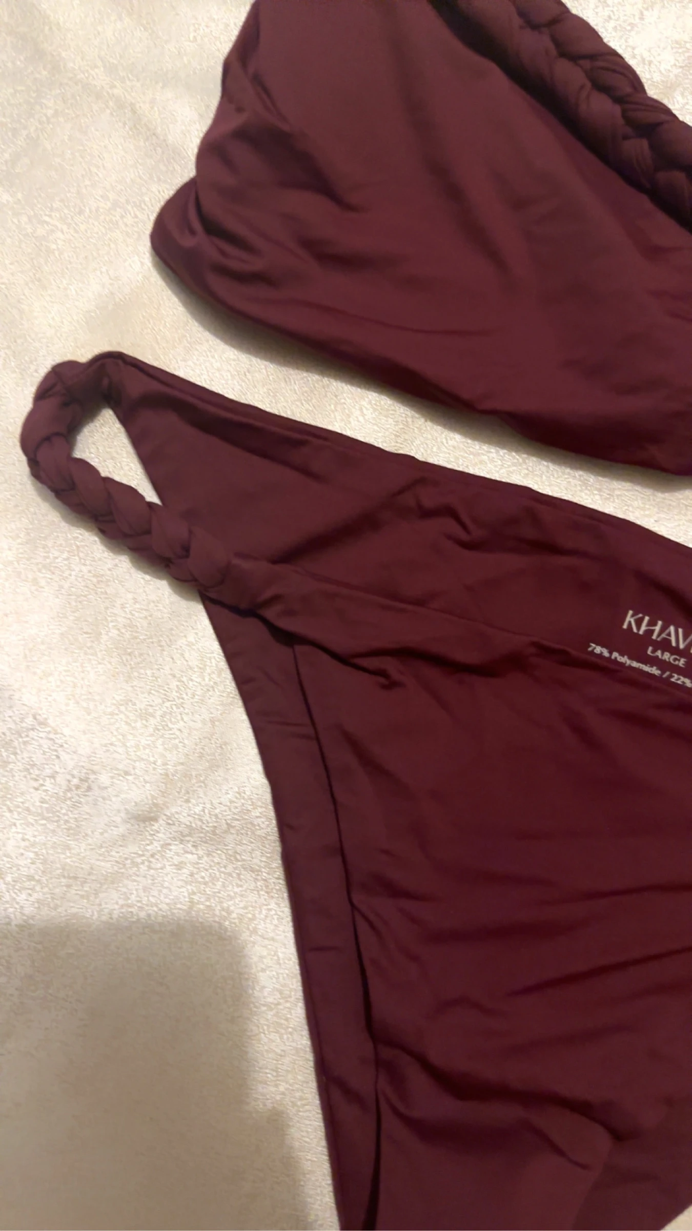 Badpak KHAVEN kleur aubergine-nieuw met etiket-maat M/L – photo 3